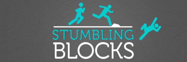 stumbling blocks banner